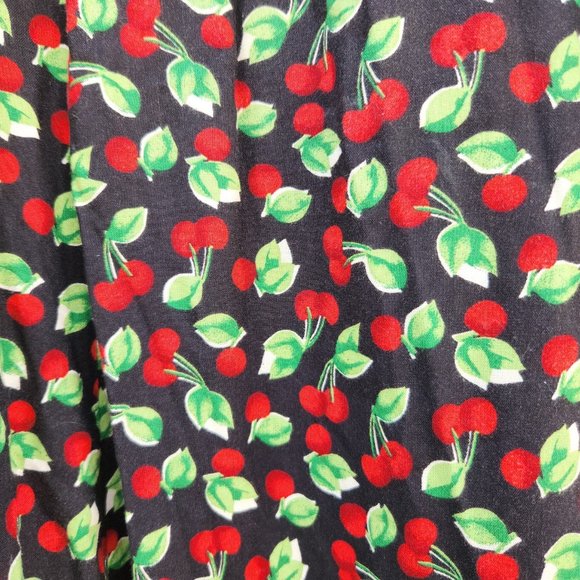 Vintage Cherry Print Maxi Dress - Picture 4 of 5